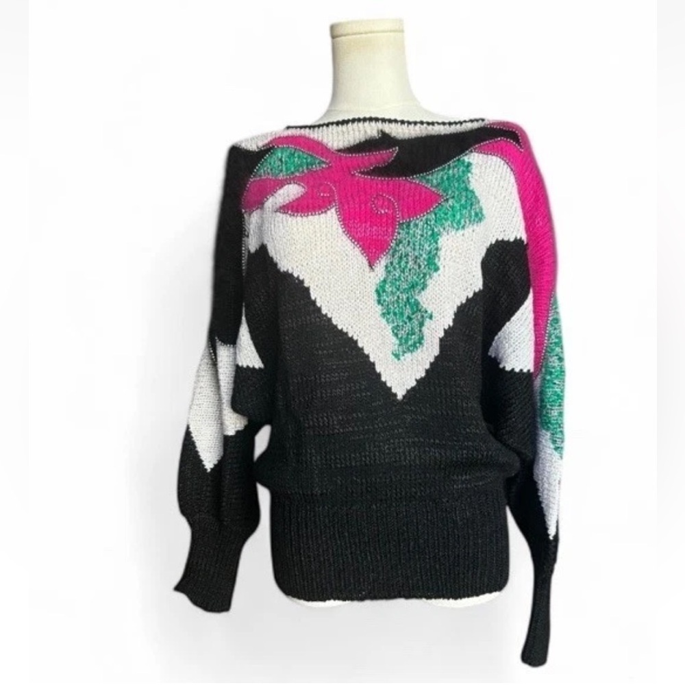 Elizabeth New York Women's Vintage Knit Long Sleeves Sweater Size *L/XL - Picture 3 of 7